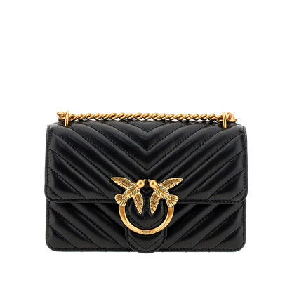 PINKO Chevron leather Mini Love One bag