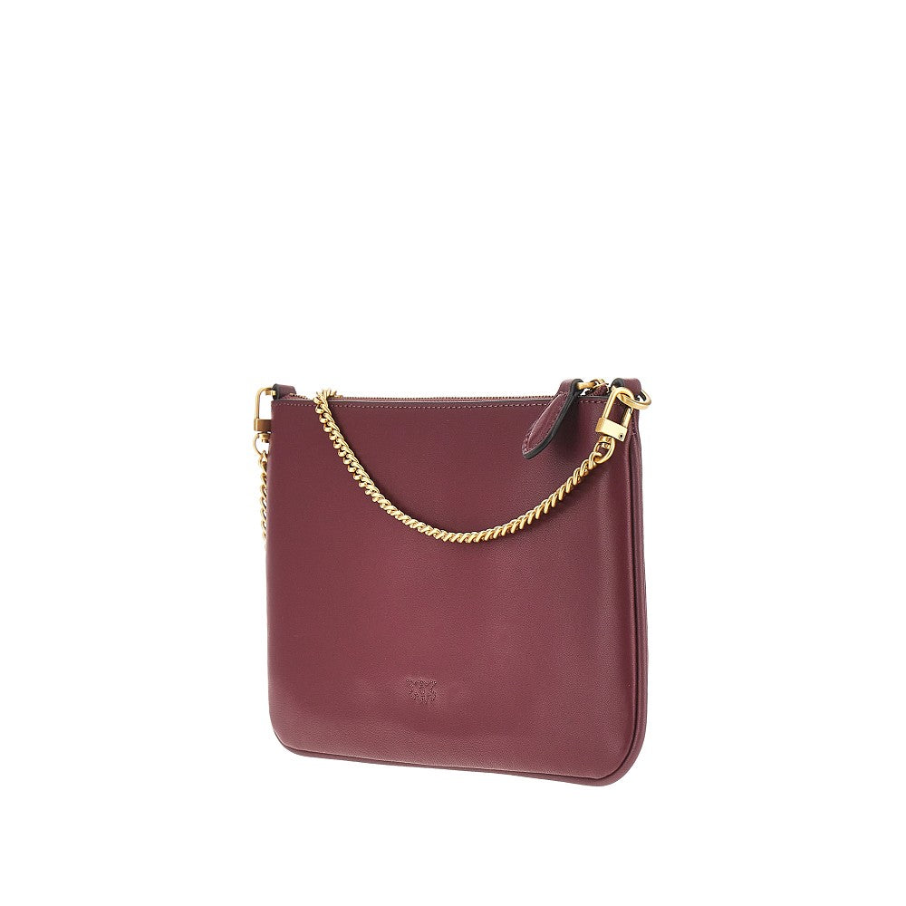 PINKO Flat Classic leather pouch
