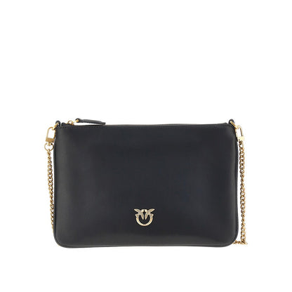 PINKO Flat Classic leather pouch