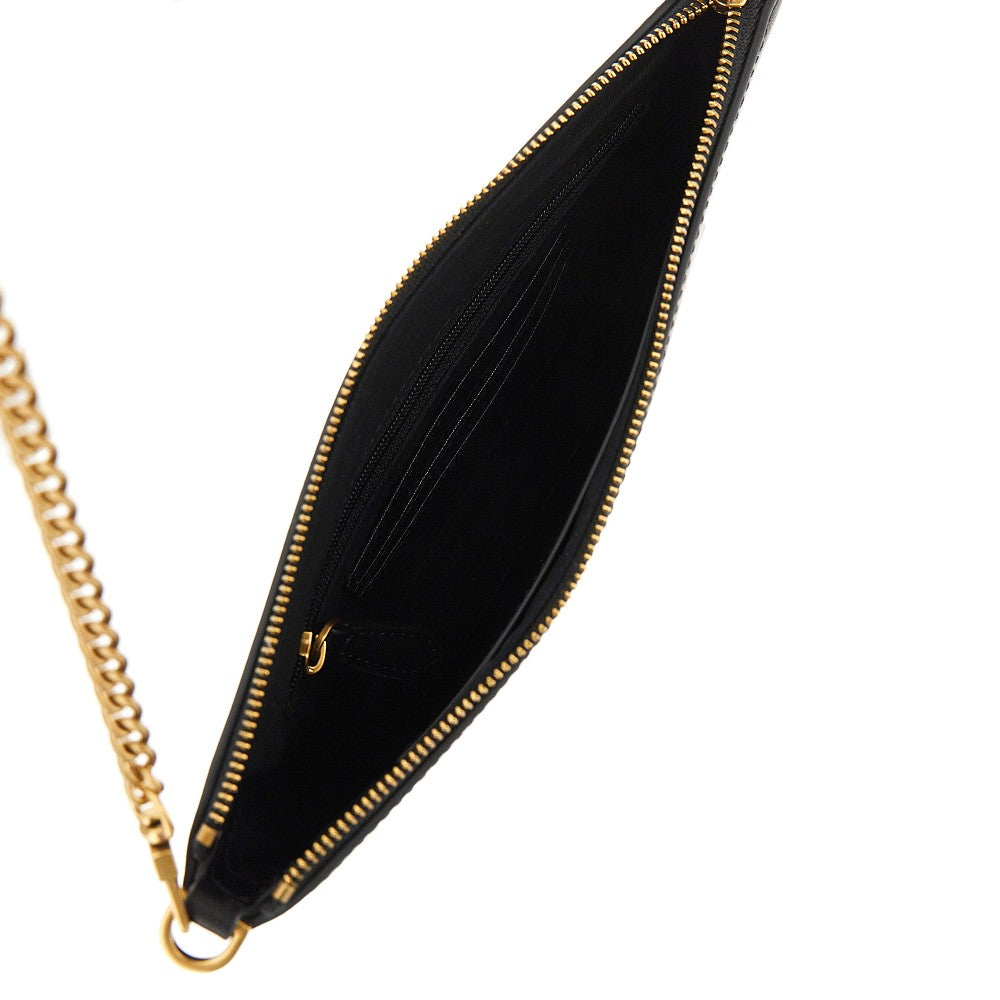 PINKO Flat Classic leather pouch