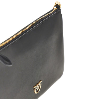 PINKO Flat Classic leather pouch