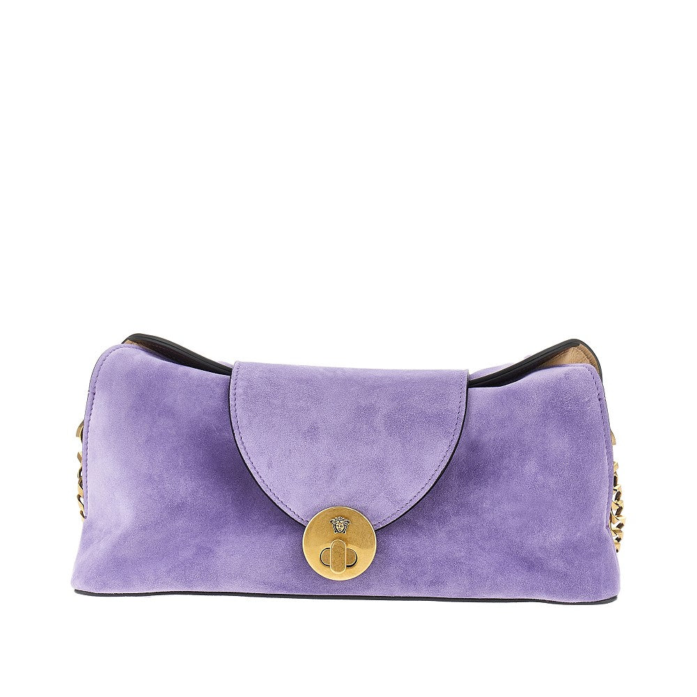 VERSACE Suede leather 'Vivian' clutch