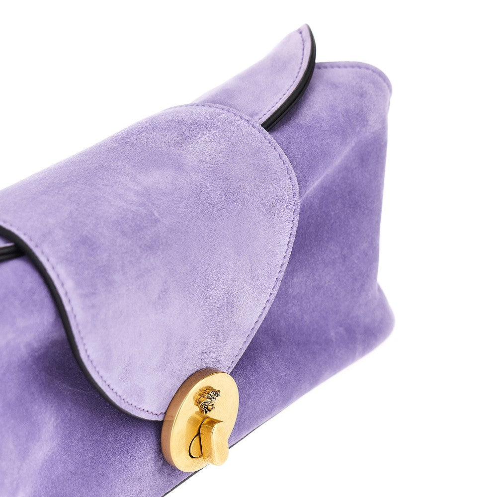 VERSACE Suede leather 'Vivian' clutch