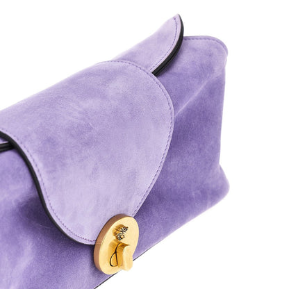 VERSACE Suede leather 'Vivian' clutch