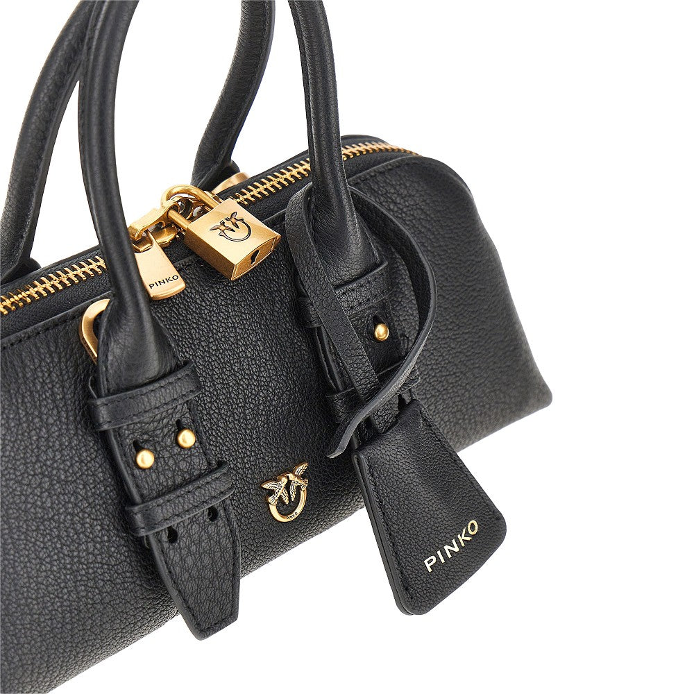 PINKO Grained leather small 'Escape Bag' bag