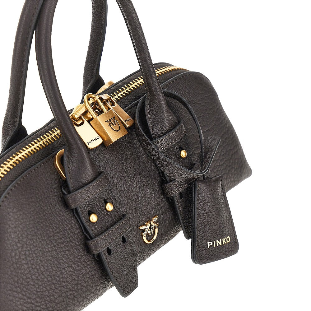 PINKO Grained leather small 'Escape Bag' bag