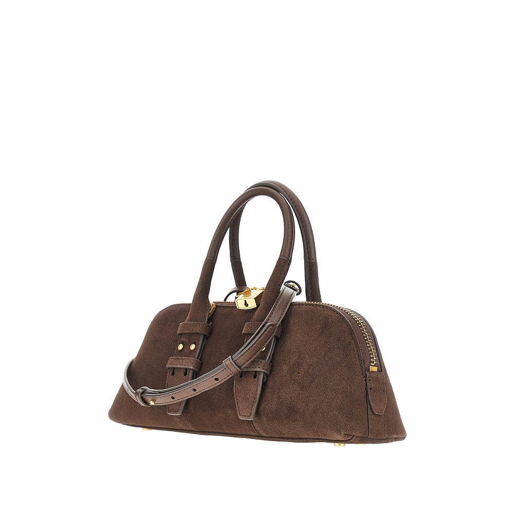 PINKO Suede leather small 'Escape Bag' bag