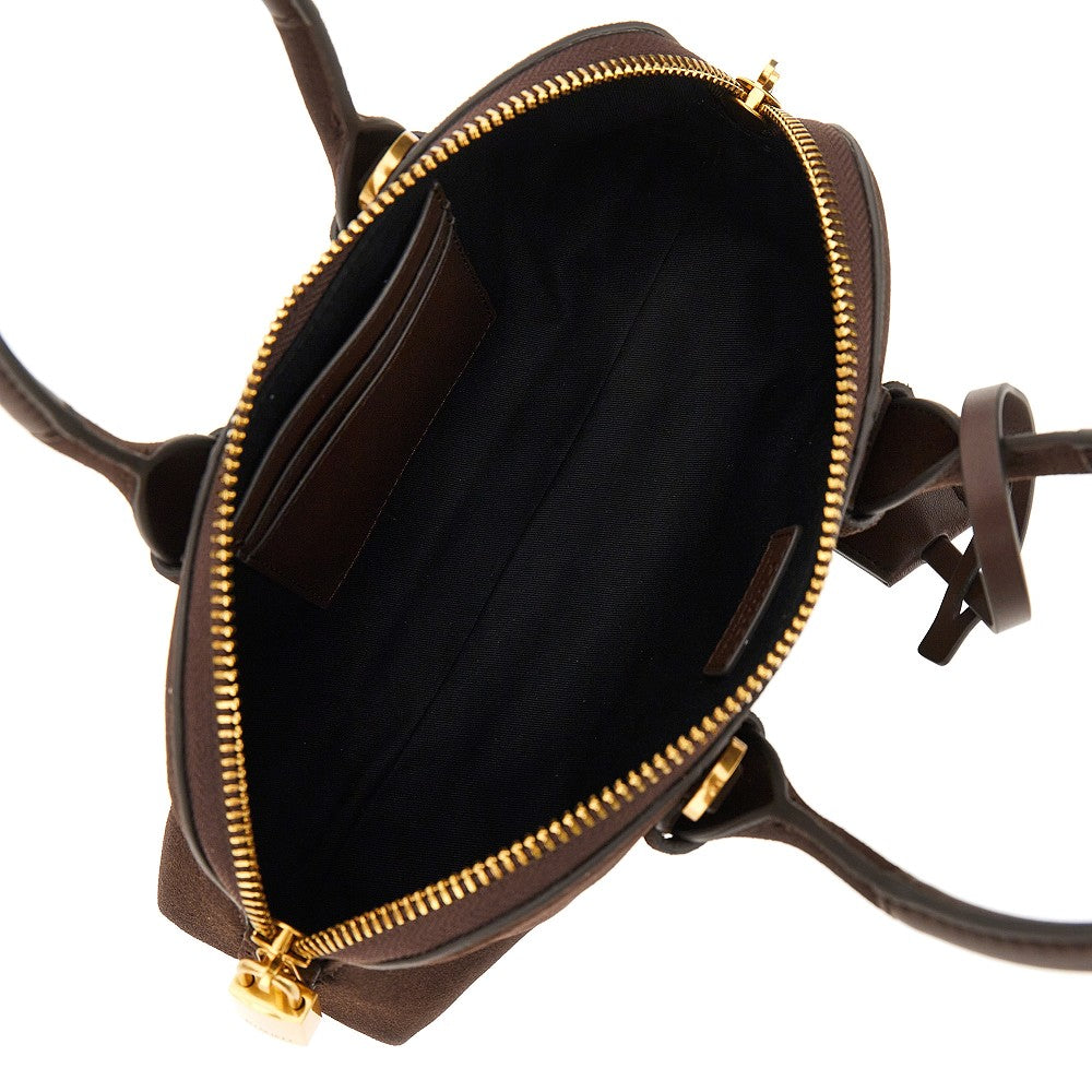 PINKO Suede leather small 'Escape Bag' bag