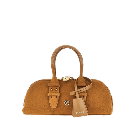 PINKO Suede leather small 'Escape Bag' bag
