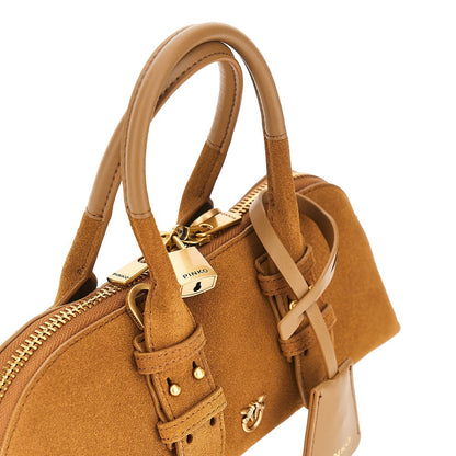PINKO Suede leather small 'Escape Bag' bag