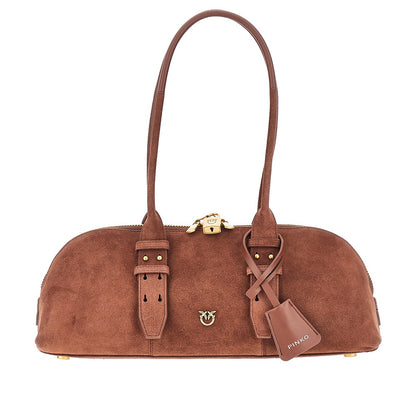 PINKO Suede large 'Escape Bag Horizontal' bag
