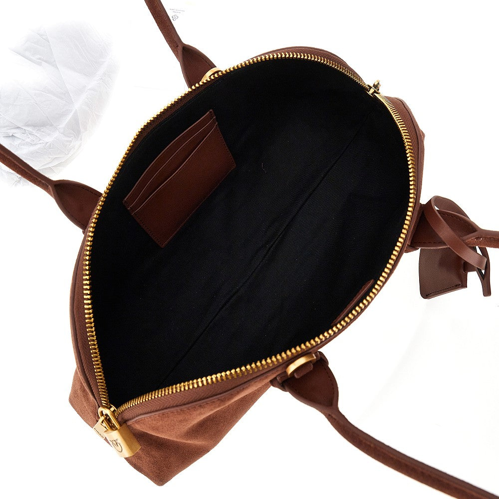 PINKO Suede large 'Escape Bag Horizontal' bag
