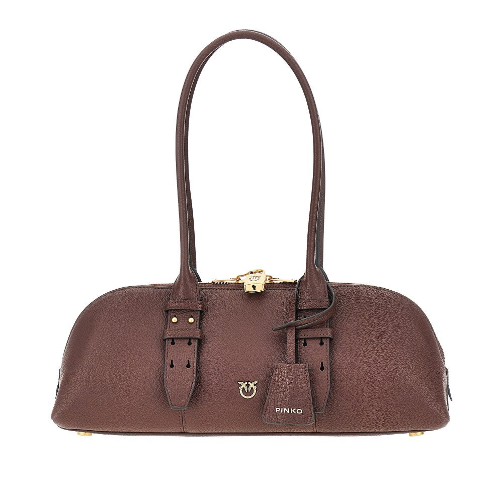 PINKO Leather large 'Escape Bag Horizontal' bag