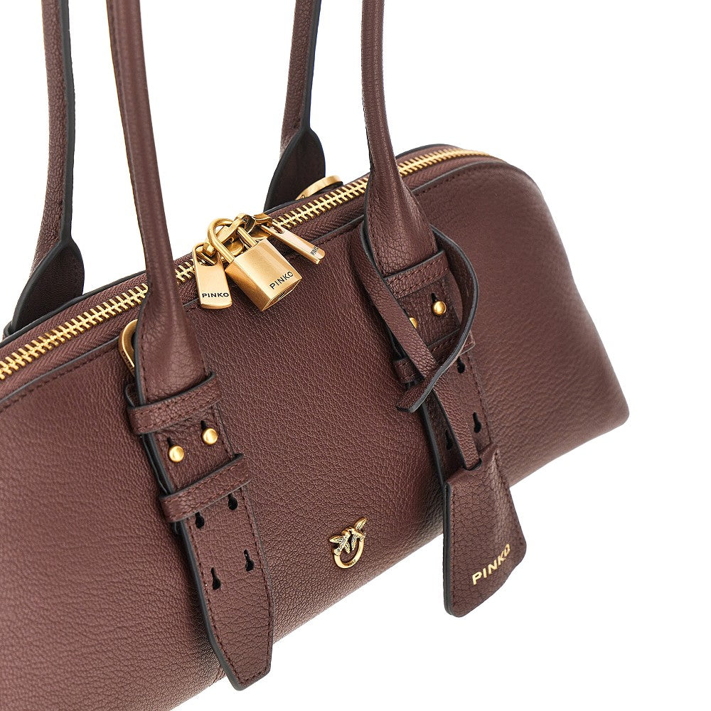 PINKO Leather large 'Escape Bag Horizontal' bag