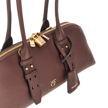 PINKO Leather large 'Escape Bag Horizontal' bag