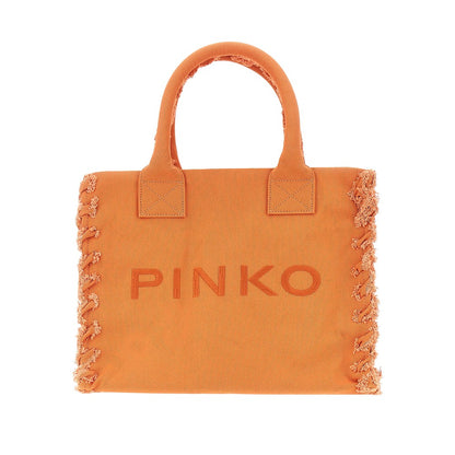 PINKO Canvas medium 'Beach' shopping bag