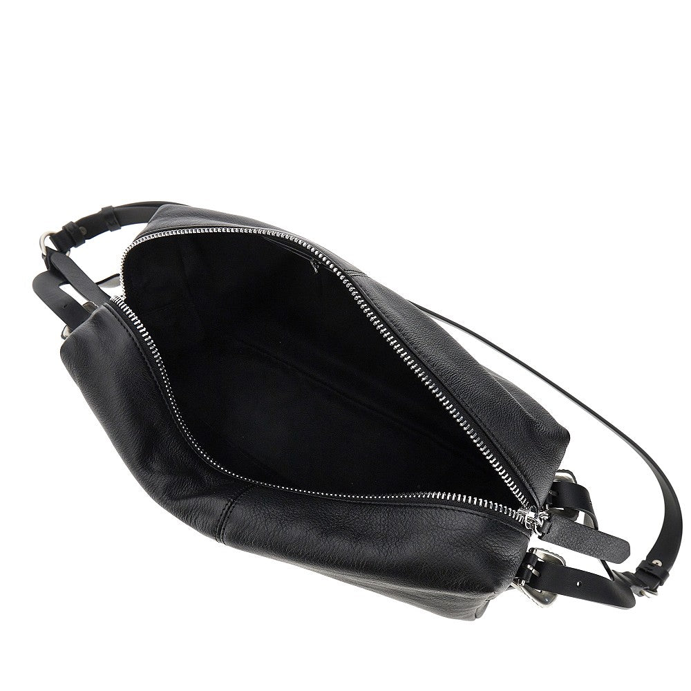 PINKO Leather medium 'Keeper' shoulder bag