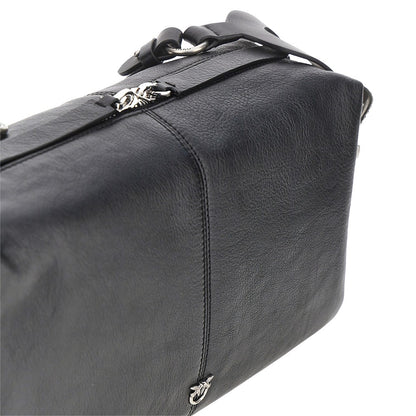 PINKO Leather medium 'Keeper' shoulder bag