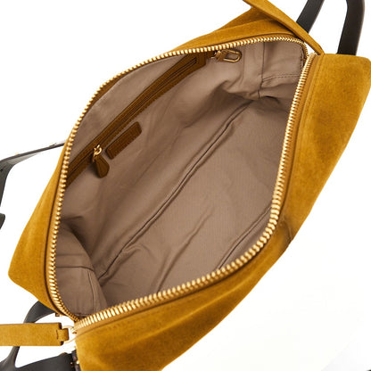 PINKO Suede leather medium 'Keeper' shoulder bag