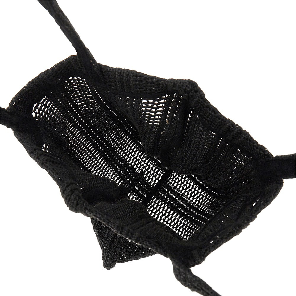 PINKO Medium faux raffia Easy Tote Bag