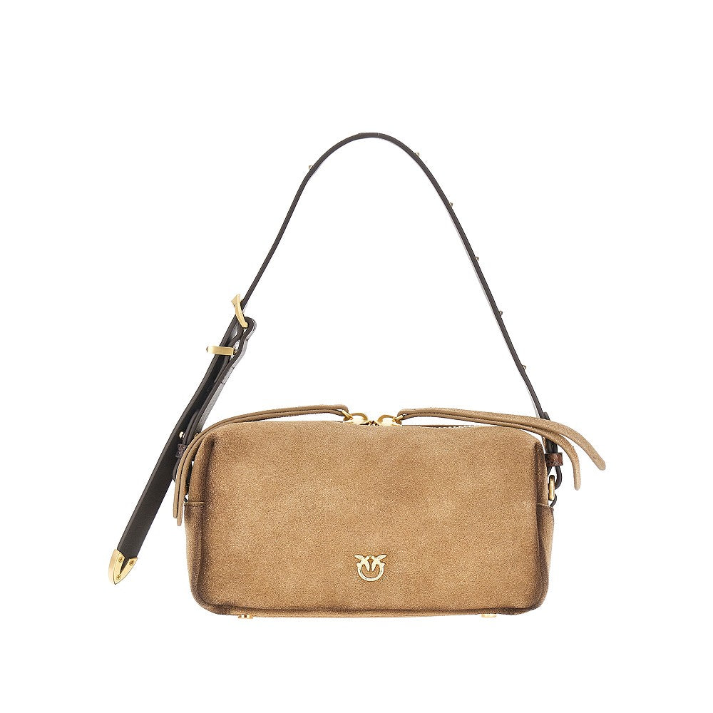 PINKO Suede leather Mini crossbody bag