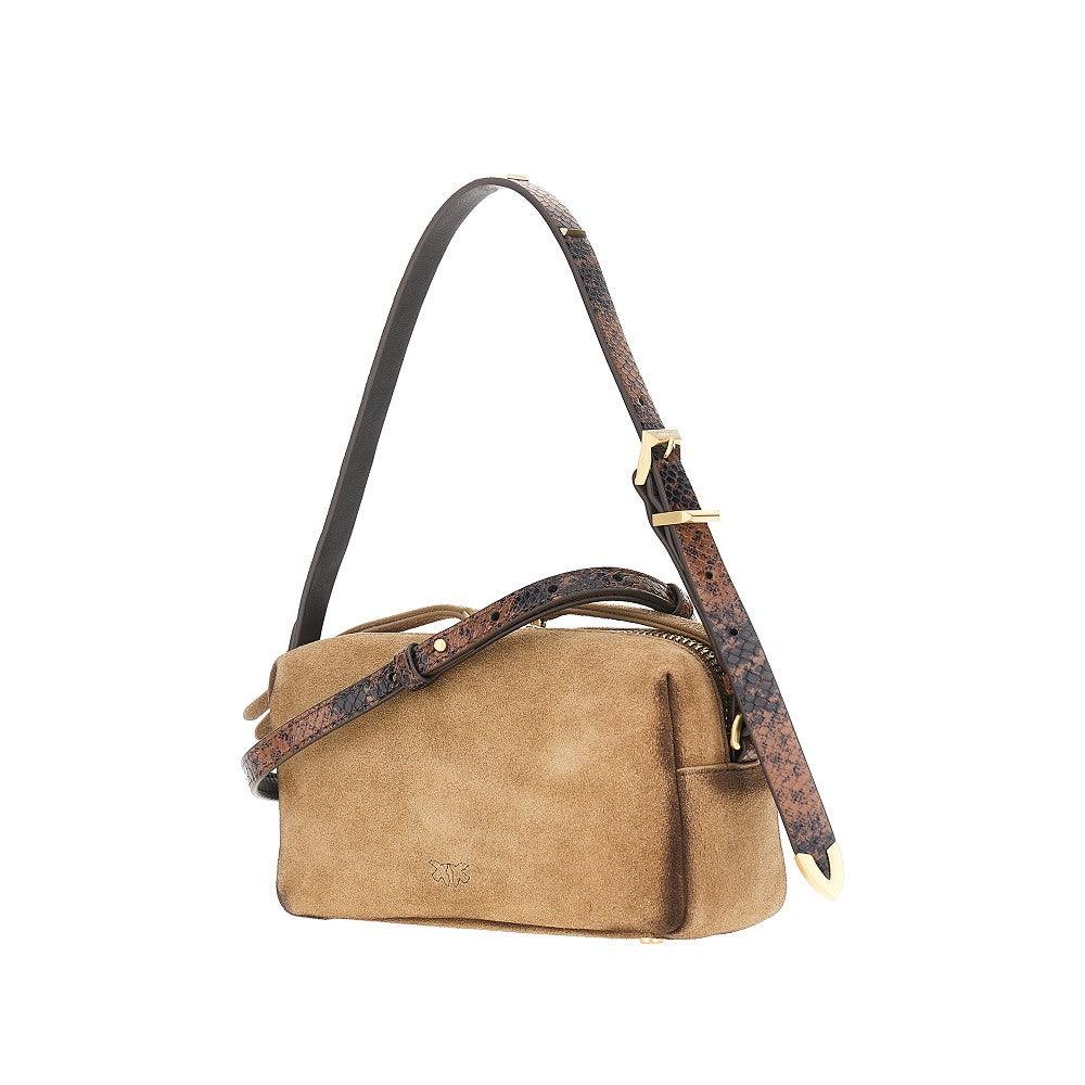 PINKO Suede leather Mini crossbody bag