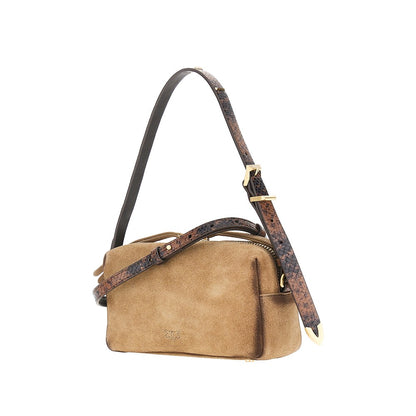 PINKO Suede leather Mini crossbody bag