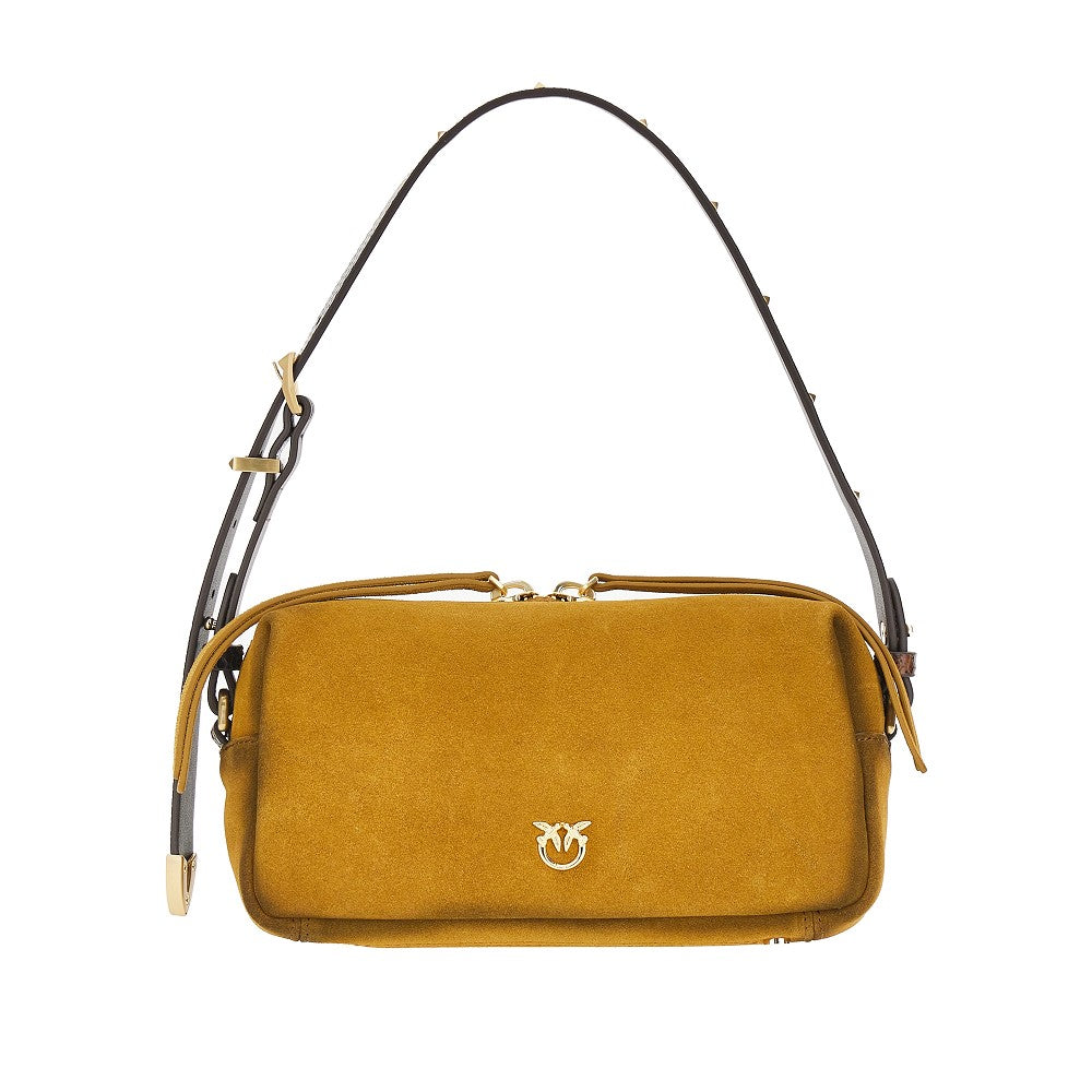 PINKO Suede leather Mini crossbody bag