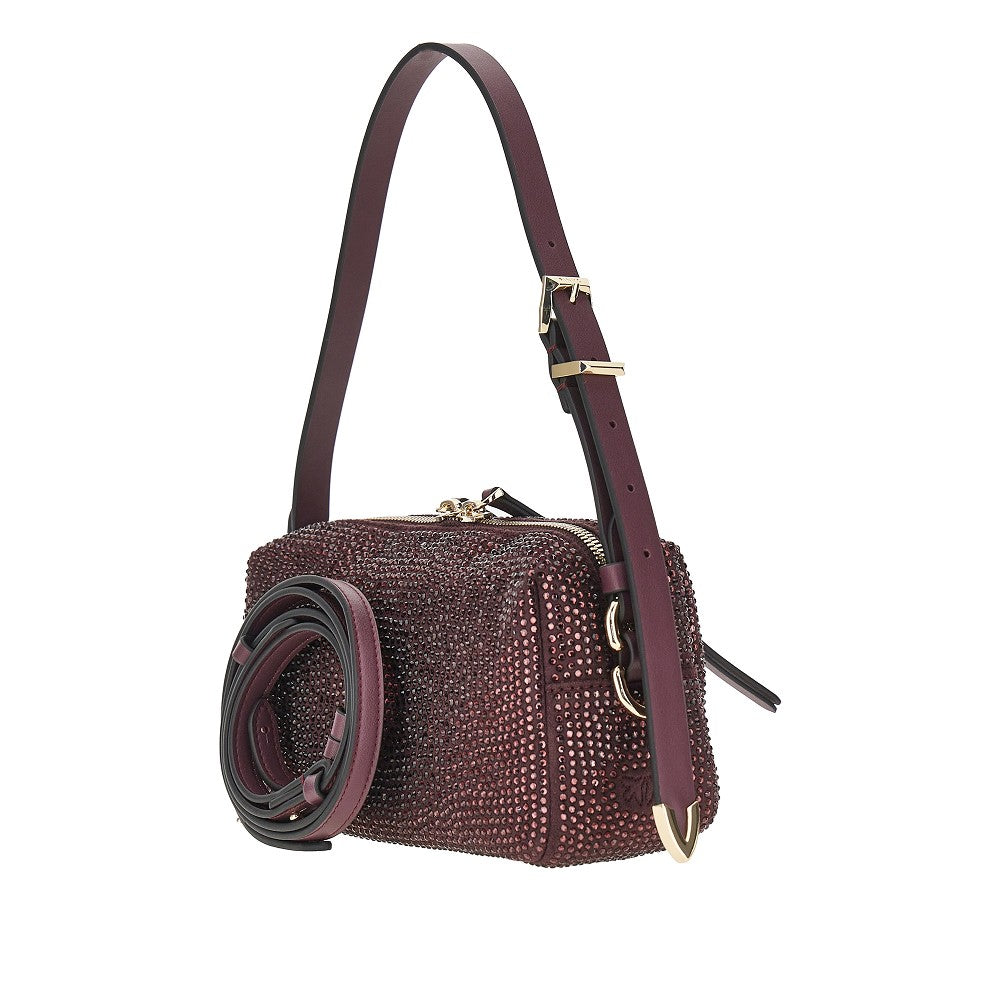 PINKO Full Strass Mini crossbody bag