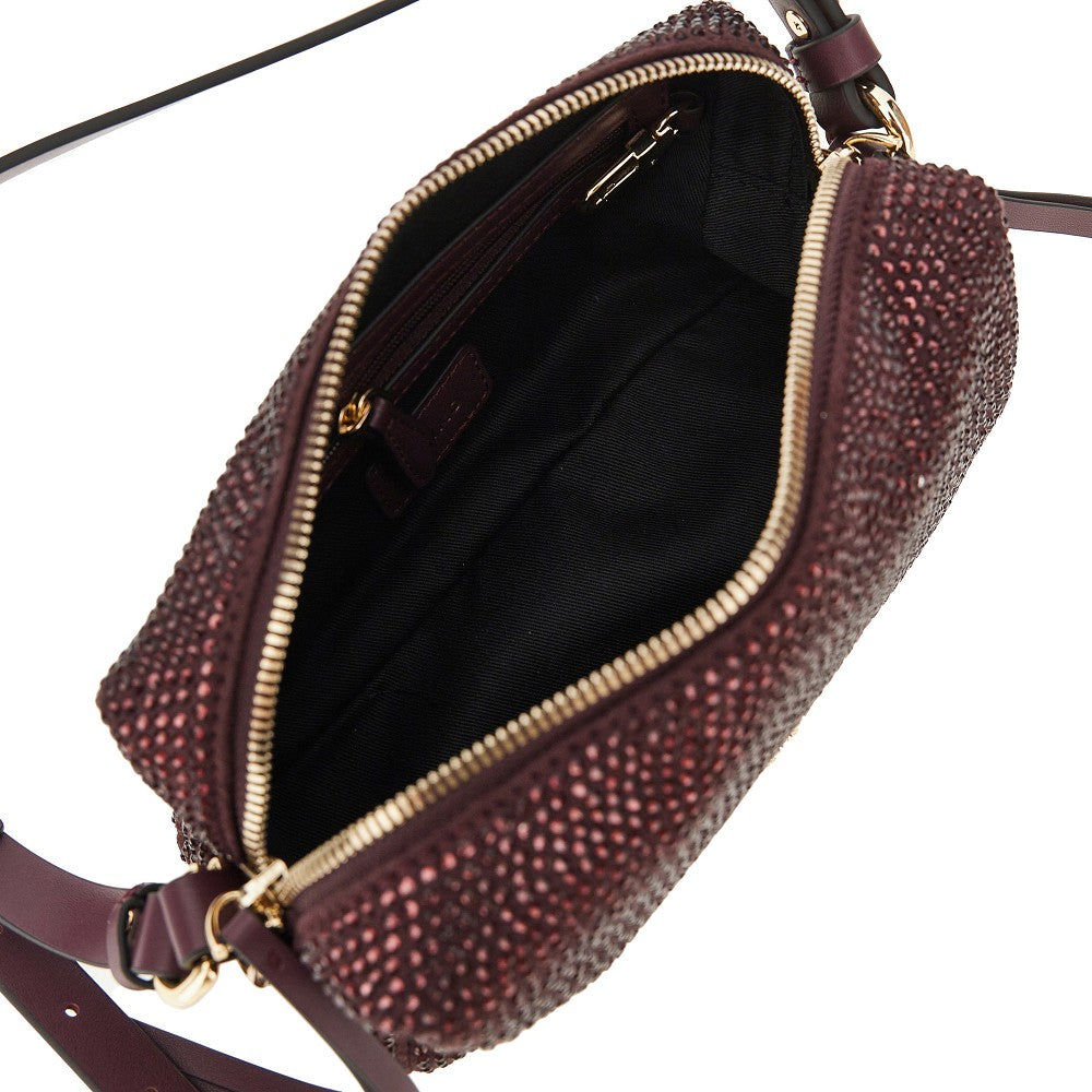PINKO Full Strass Mini crossbody bag