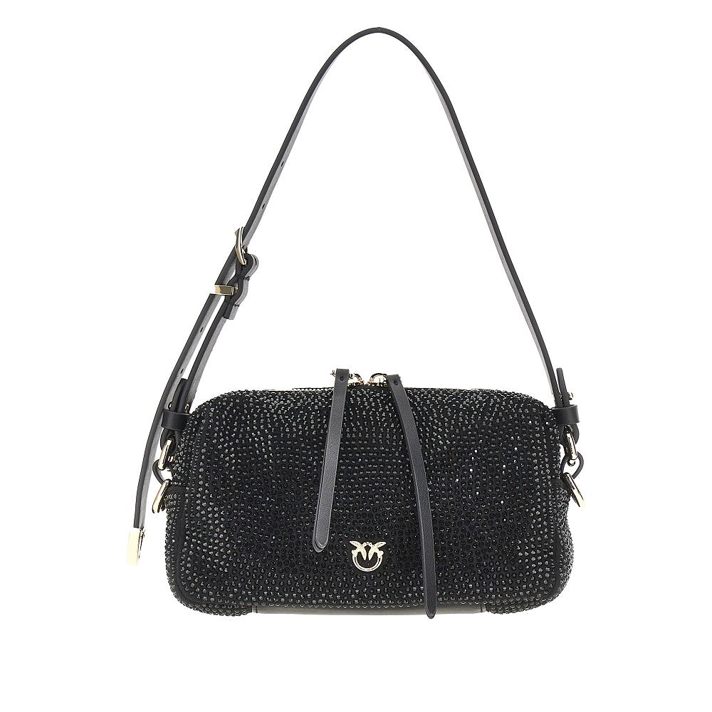 PINKO Full Strass Mini crossbody bag