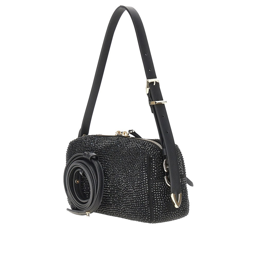 PINKO Full Strass Mini crossbody bag