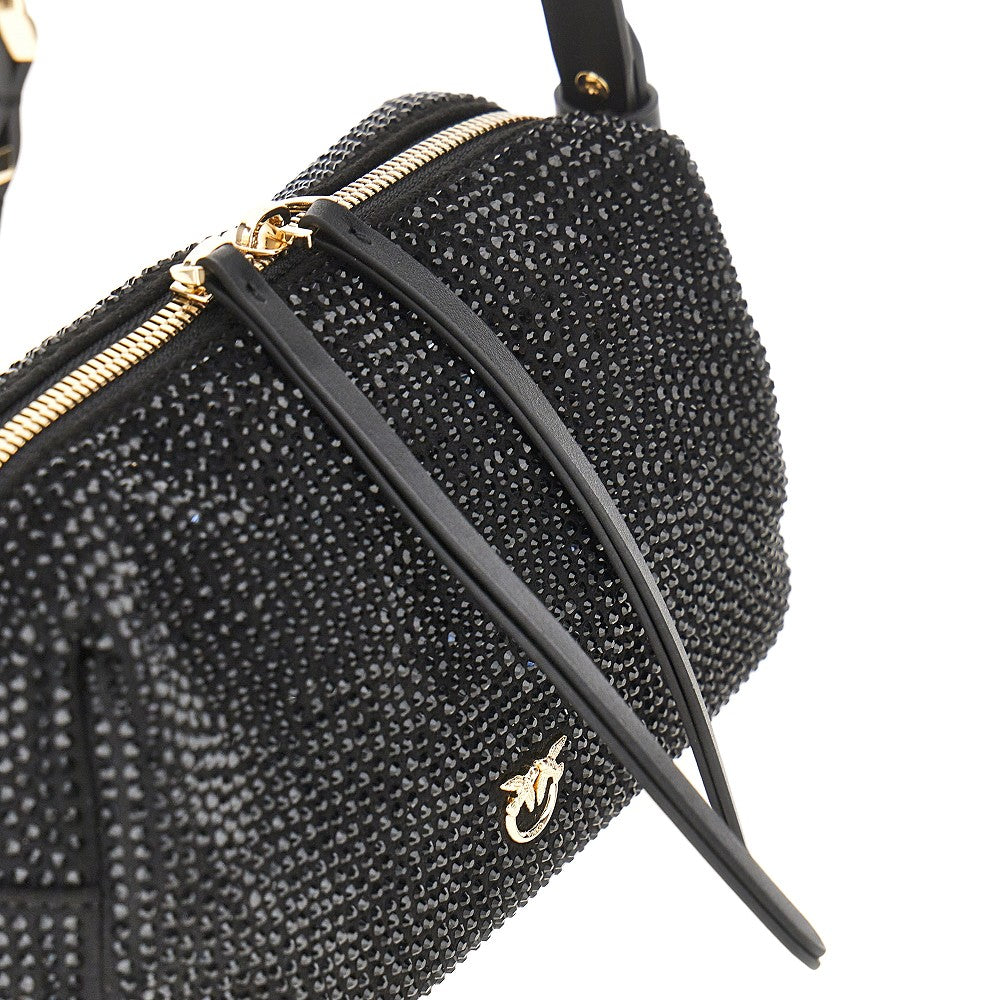 PINKO Full Strass Mini crossbody bag