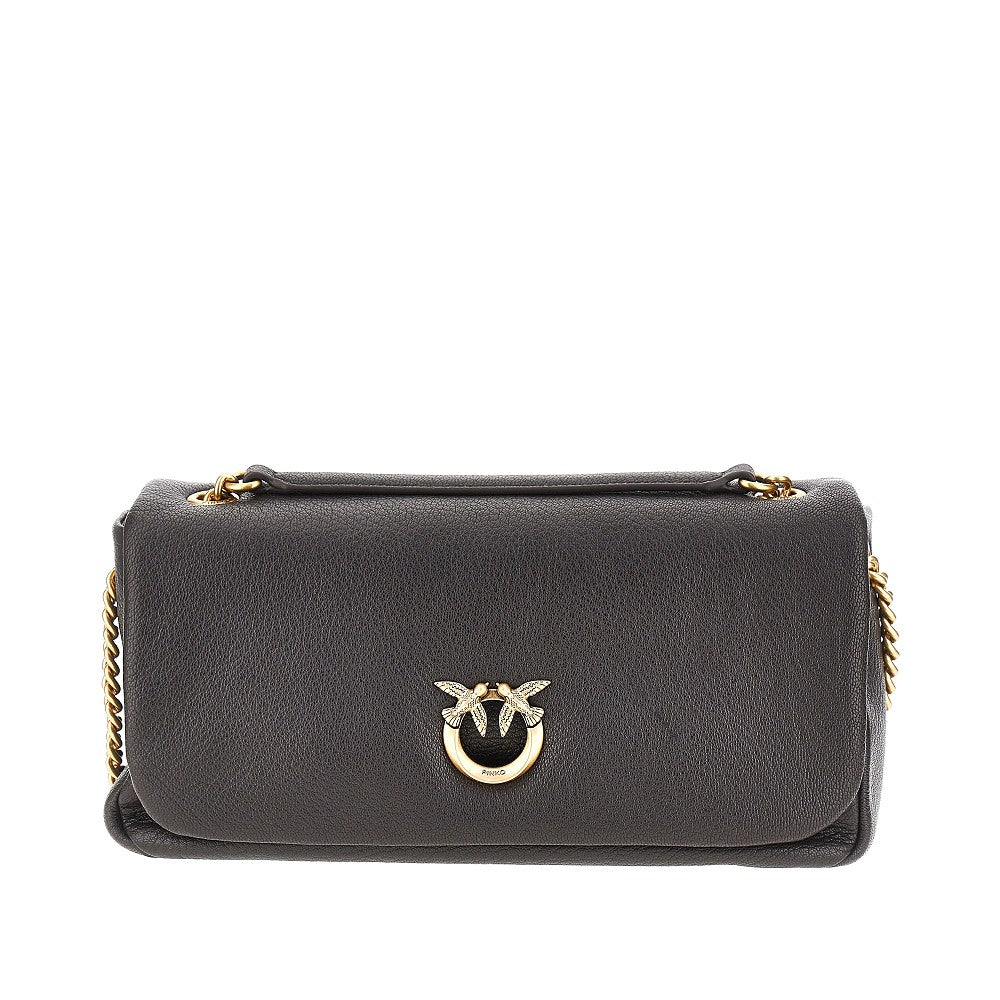 Pinko Large Click Soft Horizontal leather bag