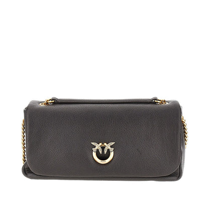 Pinko Large Click Soft Horizontal leather bag