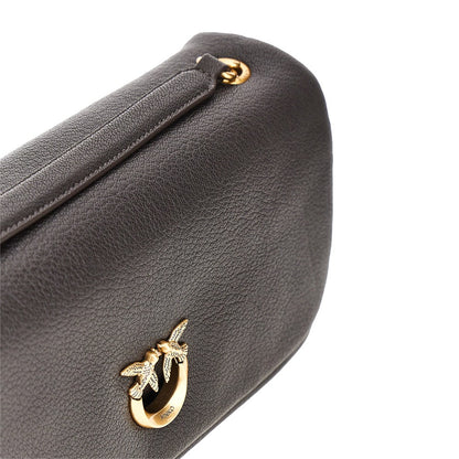 Pinko Large Click Soft Horizontal leather bag