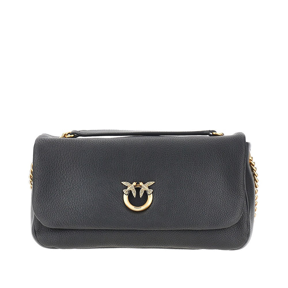 Pinko Large Click Soft Horizontal leather bag