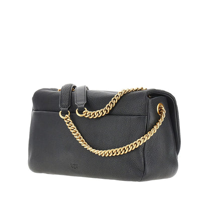 Pinko Large Click Soft Horizontal leather bag