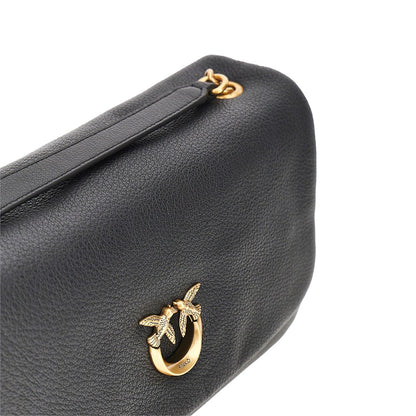 Pinko Large Click Soft Horizontal leather bag