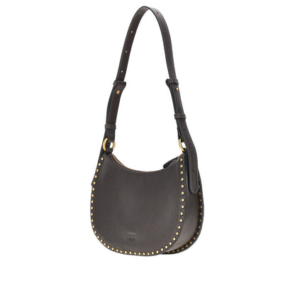 PINKO Leather 'Mini Half Moon' shoulder bag