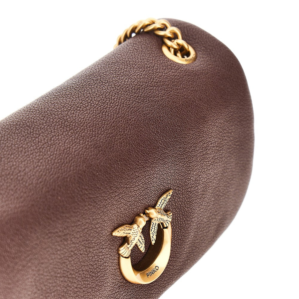 PINKO Leather large Click Soft Horizontal bag