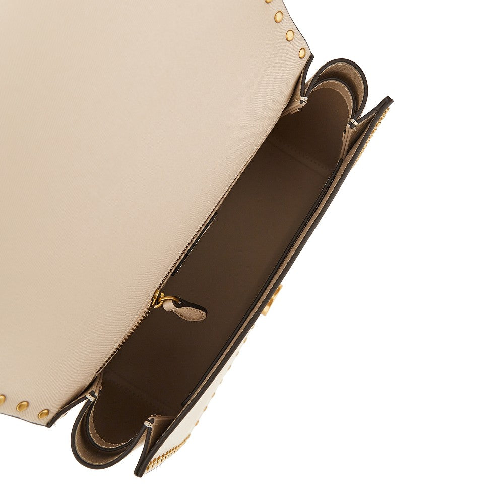 PINKO Leather bag with Love Birds buckle