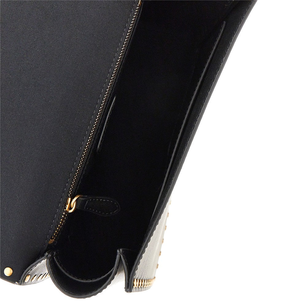 PINKO Leather bag with Love Birds buckle