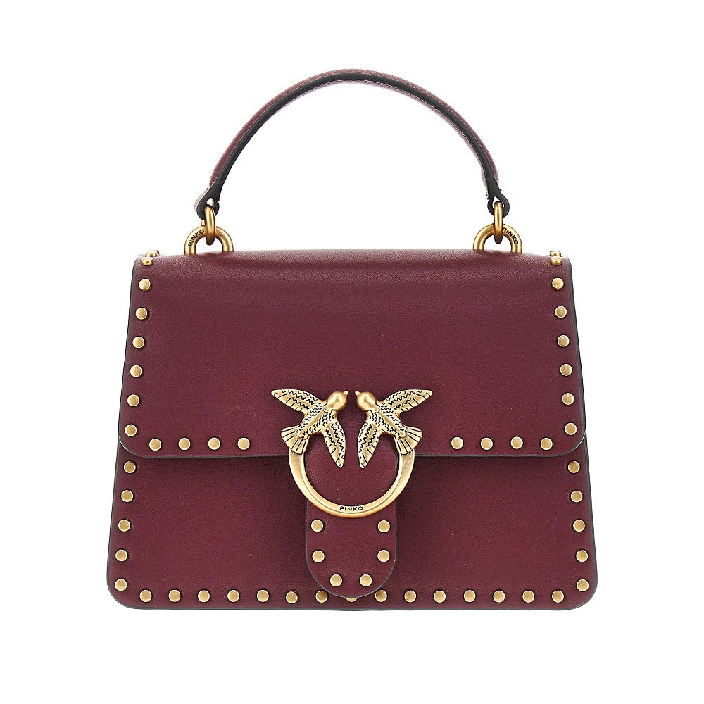PINKO Studded Mini Love Bag One top-handle bag