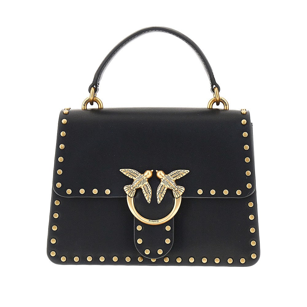 PINKO Studded Mini Love Bag One top-handle bag