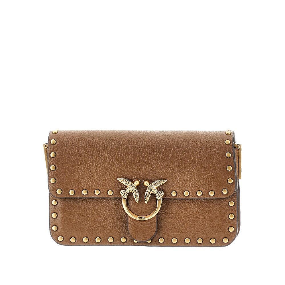 PINKO Baby Love Bag One Slouchy leather bag