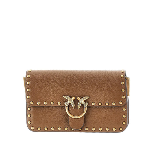 PINKO Baby Love Bag One Slouchy leather bag