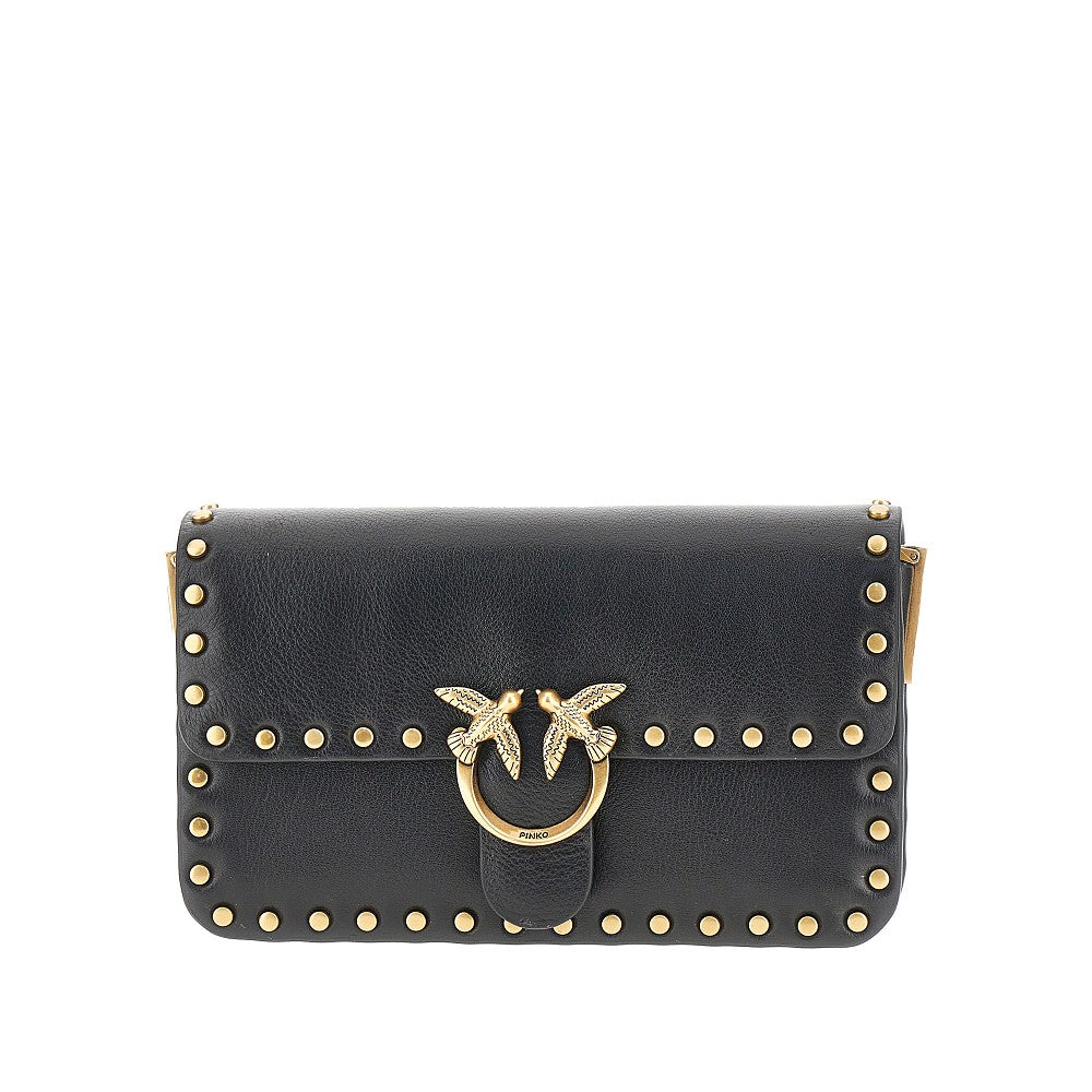 PINKO Baby Love Bag One Slouchy leather bag