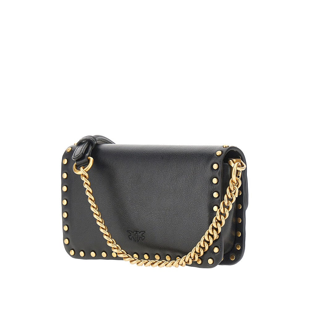PINKO Baby Love Bag One Slouchy leather bag