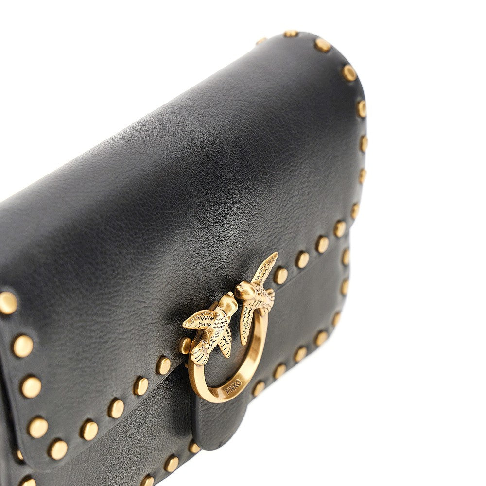 PINKO Baby Love Bag One Slouchy leather bag